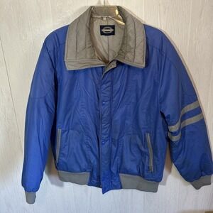 Towncraft XL Tall Blue Gray Banded‎ Waist Winter Coat